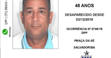Artigo: Polícia diz que Vado está desaparecido