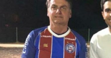 Artigo: Torcida do Bahia protesta após Bolsonaro utilizar camisa do time