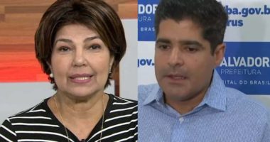 Artigo: Ao vivo, jornalista da Globo News lembra ACM Neto de abraço dado por Bolsonaro