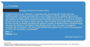 Artigo: Bolsonaro mandou para Moro fake news envolvendo Rui, Otto e Coronel