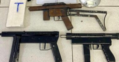 Artigo: Polícia apreende 3 submetralhadoras no bairro de São Cristóvão