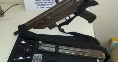 Artigo: Adolescente de 16 anos é apreendido com submetralhadora