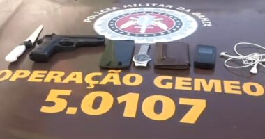 Artigo: Dupla é presa após assaltar ônibus na Av. Barros Reis, em Salvador