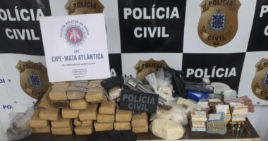 Artigo: Com uso de drones, polícia apreende R$ 54 mil e 24 kg de drogas
