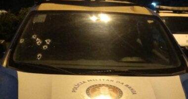 Artigo: Grupo dispara contra viatura da PM no bairro da Santa Cruz, em Salvador
