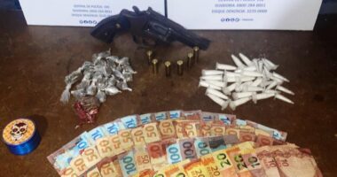 Artigo: Líder de grupo criminoso é preso com R$ 3 mil e entorpecentes