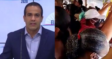 Artigo: Passageiro registra ônibus superlotado em Salvador nesta terça-feira (30)