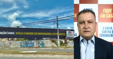 Artigo: Em montagem, Rui é cobrado por respiradores: “Devolva o dinheiro e evite mortes”