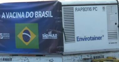 Artigo: Covid-19: lote com 8 mil litros de matéria-prima para produção de vacina chega ao Brasil