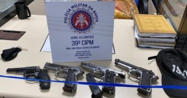 Artigo: PM intercepta armas com adolescentes na Boca do Rio, em Salvador