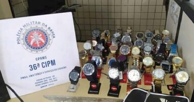 Artigo: Dias D’ávila: homem é preso após roubar 44 relógios
