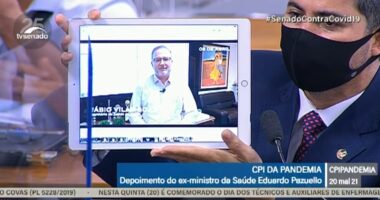 Artigo: Senador exibe na CPI vídeo em que Fábio Vilas-Boas fala sobre uso da cloroquina