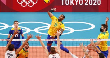 Artigo: Olimpíada: Brasil bate EUA e se recupera no vôlei masculino