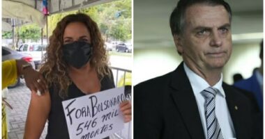 Artigo: Daniela Mercury pede “Fora Bolsonaro” e canta Chico Buarque ao tomar vacina