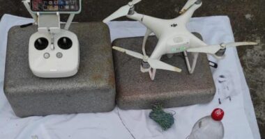 Artigo: PM apreende drone que lançaria celulares para presídio
