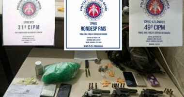 Artigo: Polícia prende 4 suspeitos de tráfico de drogas em São Cristóvão