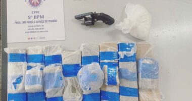 Artigo: Casal é preso transportando 9 KG de drogas em Euclides da Cunha