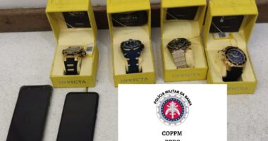 Artigo: Salvador: homem é preso após roubar relógio