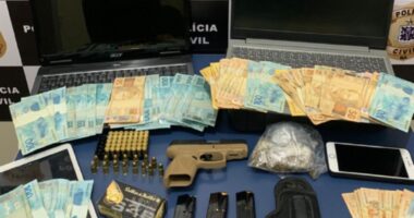Artigo: Polícia prende suspeito de tráfico, lavagem de dinheiro e fraudes bancárias