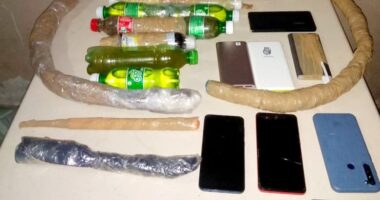 Artigo: Polícia impede arremesso de celulares para Penitenciária de Mata Escura