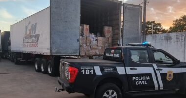 Artigo: Polícia apreende R$ 1 milhão em cigarros contrabandeados