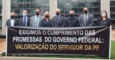 Artigo: Policiais federais protestam contra Bolsonaro