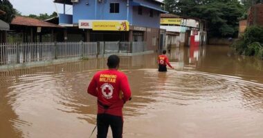 Artigo: Bombeiros resgatam família ilhada na zona rural de Angical