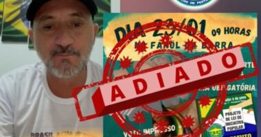 Artigo: Líder do B-38 cancela manifestação bolsonarista que aconteceria na Barra neste domingo