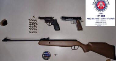 Artigo: Idoso de 62 anos é preso por comercializar armas de fogo