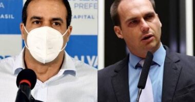 Artigo: Bruno Reis rebate Eduardo Bolsonaro sobre máscaras: “Se fosse um filho dele na UTI, não estaria falando merda”