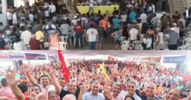 Artigo: PT baiano compara público de eventos de ACM Neto e Jerônimo no interior