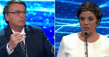 Artigo: Em debate, Bolsonaro se irrita e ataca jornalista: “você é uma vergonha”