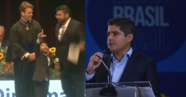 Artigo: Filho de aliado de ACM Neto faz o “L” de Lula e cena viraliza