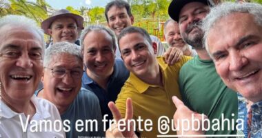 Artigo: Léo Prates aparece em foto com Otto, Rosemberg e Coronel