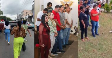 Artigo: Manifestantes vaiam vice-prefeito e criticam gestão de Débora Régis em Lauro de Freitas
