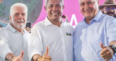 Artigo: Possível chapa de 2026, Jerônimo, Rui e Wagner vão juntos à cidade baiana