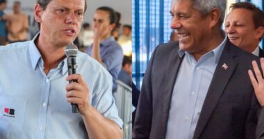 Artigo: Jerônimo e Tarcísio tem a mesma aprovação de seus governos, diz Genial/Quaest