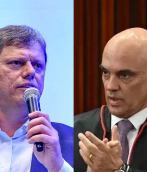 Artigo: Tarcísio liga para Moraes e explica ataque feito durante manifestação