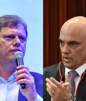 Artigo: Tarcísio liga para Moraes e explica ataque feito durante manifestação