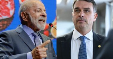 Artigo: Ao declarar apoio, Marçal diz que Flávio vai “tomar a faixa de volta” de Lula