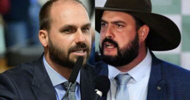 Artigo: Eduardo Bolsonaro vai pra cima de deputado após críticas a Jai Bolsonaro