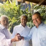 Artigo: Jerônimo, Rui e Wagner se reúnem com Lula em Brasília para dar início à campanha
