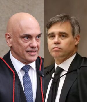 Artigo: Em julgamento no STF, Moraes vai pra cima e tem discussão com André Mendonça