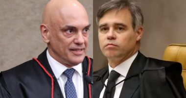 Artigo: Em julgamento no STF, Moraes vai pra cima e tem discussão com André Mendonça